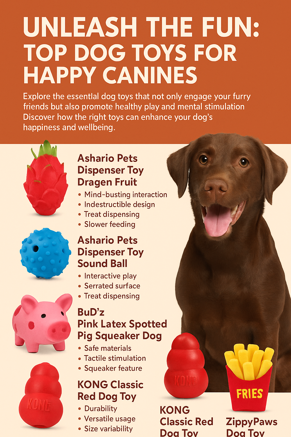 Top Dog Toys for Happy, Engaged Canines