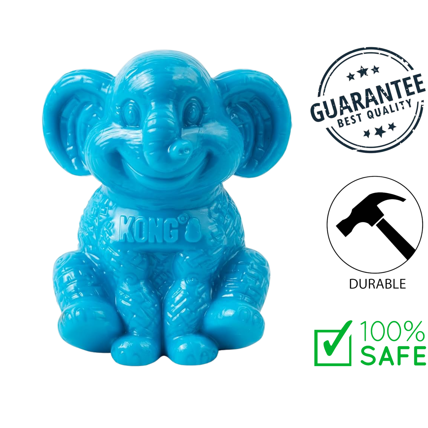 KONG - Rewards Zoolooz Elephant Dog Toy - Medium