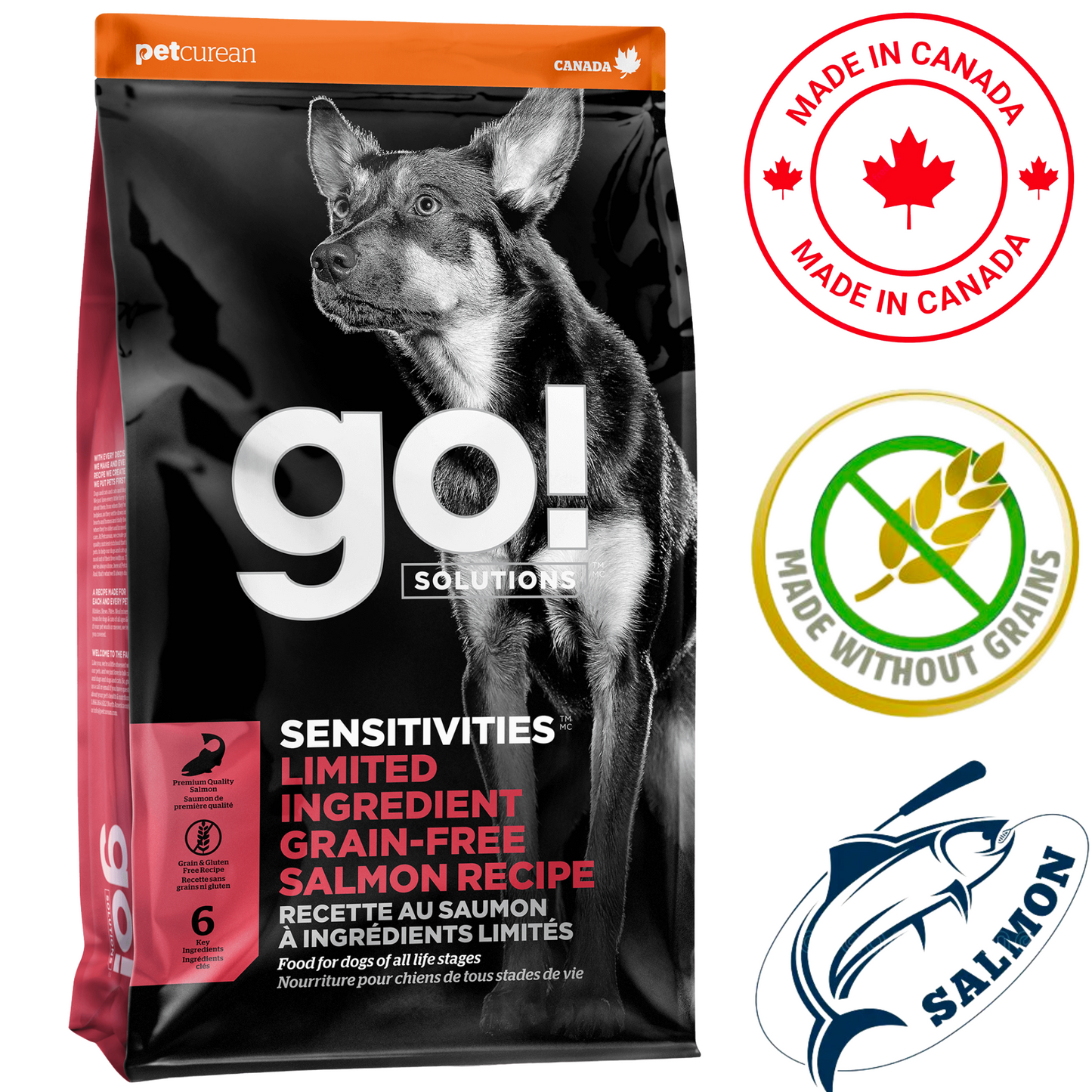 Go! Solutions - Sensitivities Limited Ingredient Grain Free Salmon Dry Dog Food
