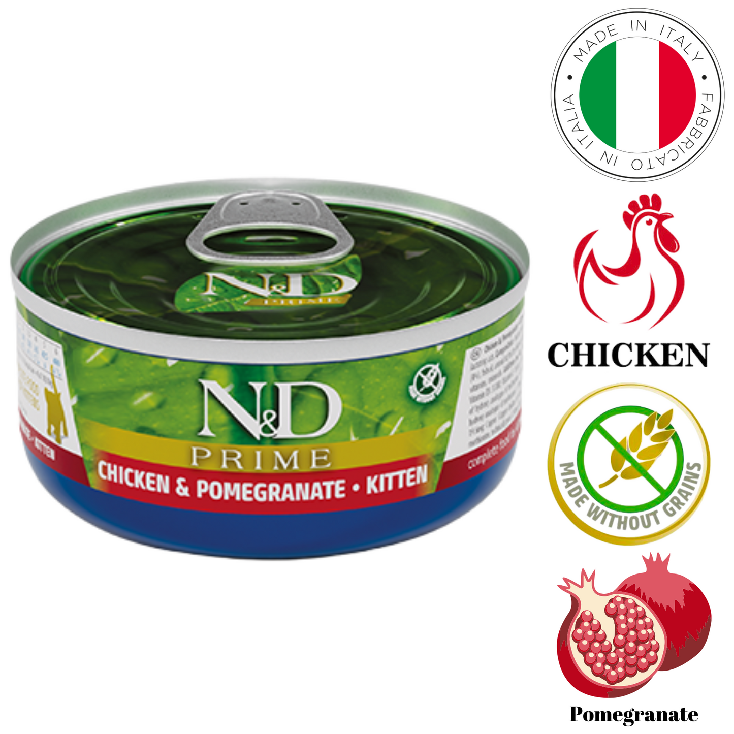 Farmina - Chicken & Pomegranate Kitten Canned Cat Food - 2.8 Oz