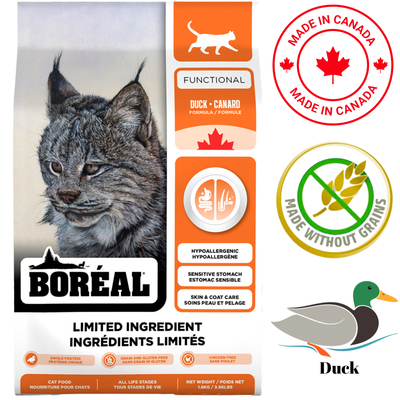 Boreal - Functional Limited Ingredient Grain Free Duck Dry Cat Food