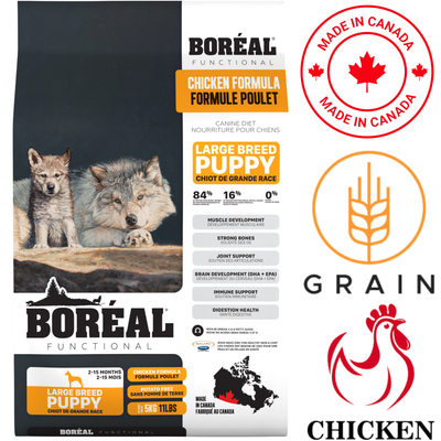 Boreal - Functional Large Breed Puppy Chicken Dry Dog Food