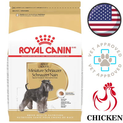 Royal Canin - Breed Health Nutrition Miniature Schnauzer Adult Dry Dog Food - 10 lb