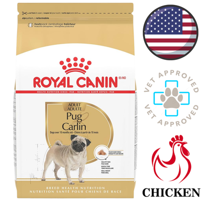 Royal Canin - Breed Health Nutrition Pug Adult Dry Dog Food - 10 lb