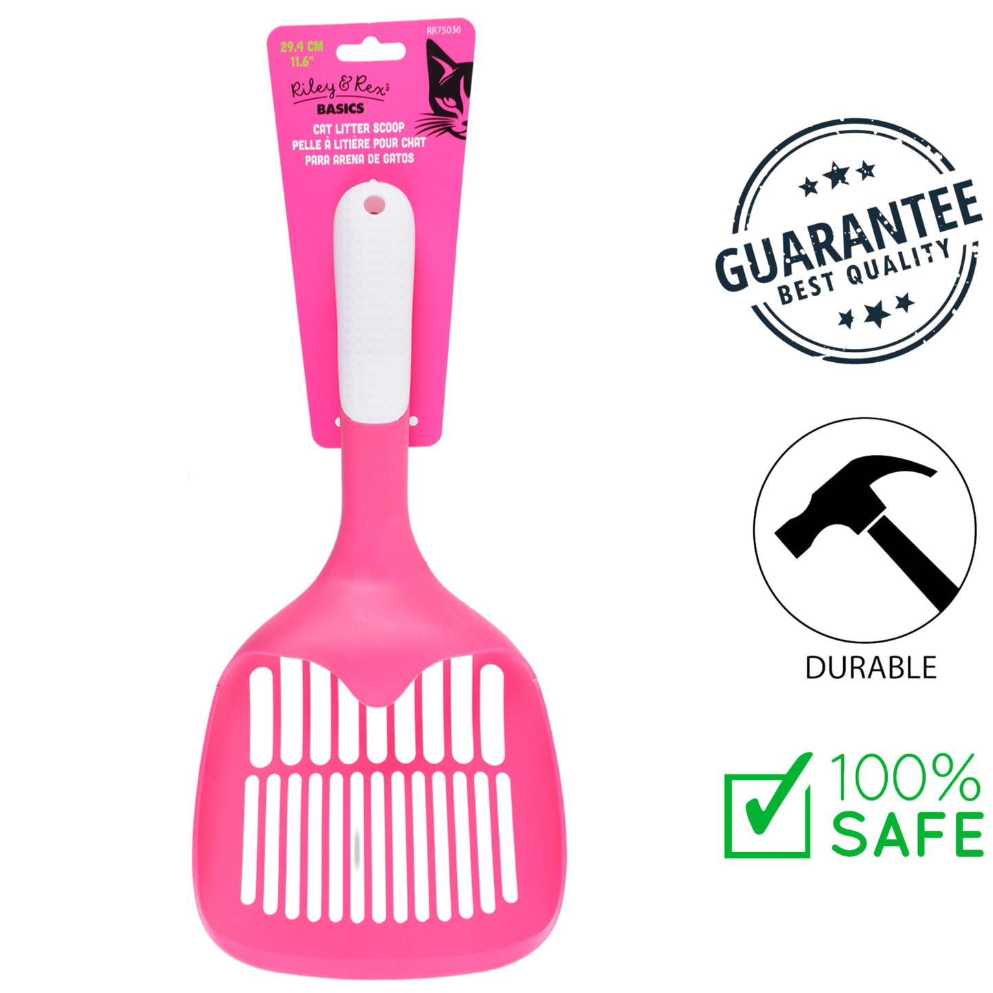 Riley & Rex - Litter Scoop With Comfort Grip