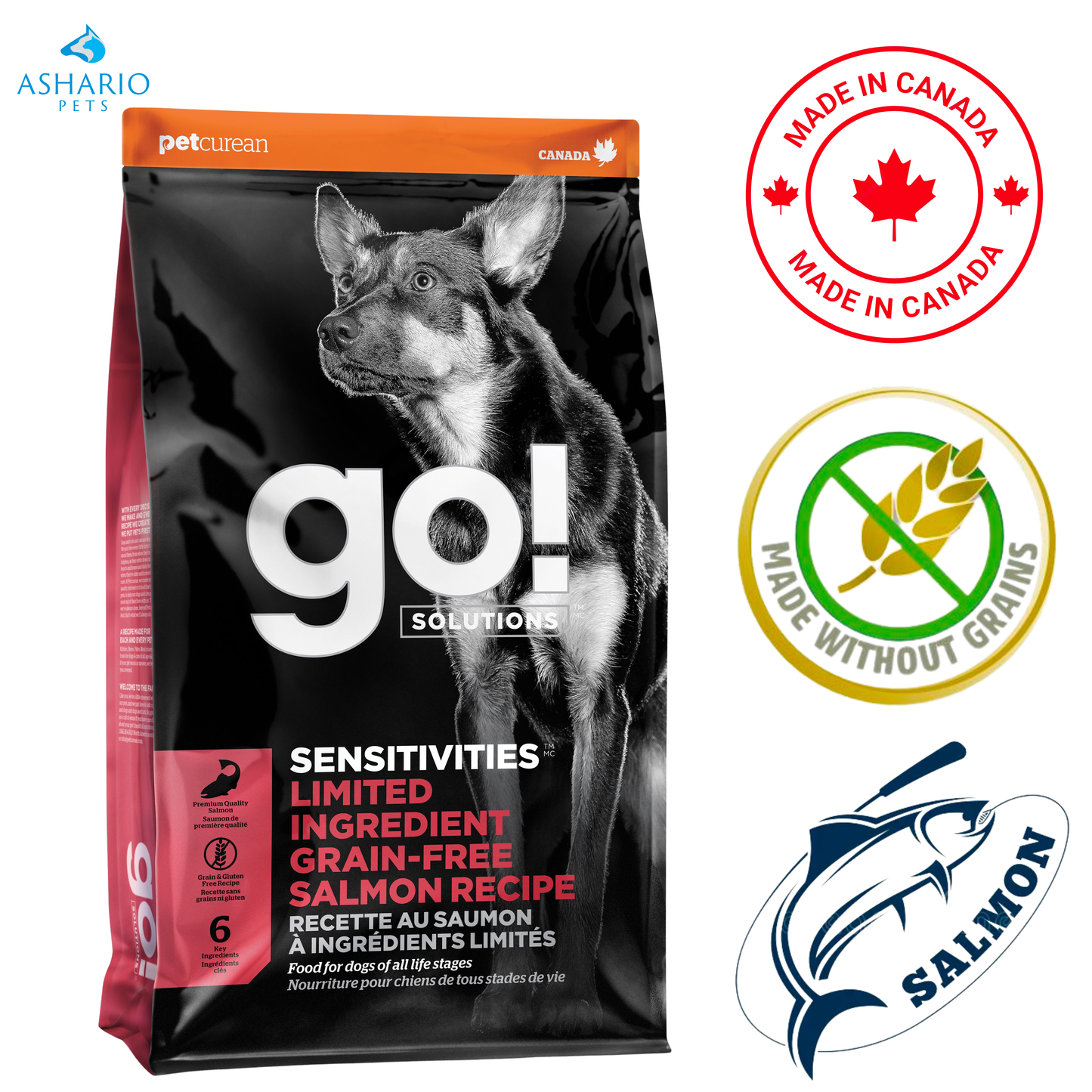 Go! Solutions - Sensitivities Limited Ingredient Grain Free Salmon Dry Dog Food
