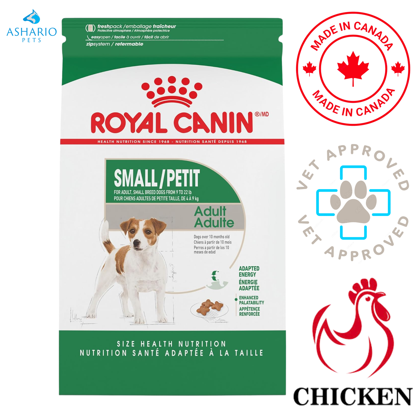 Royal Canin - Size Health Nutrition Small Breed Adult Dry Dog Food — main