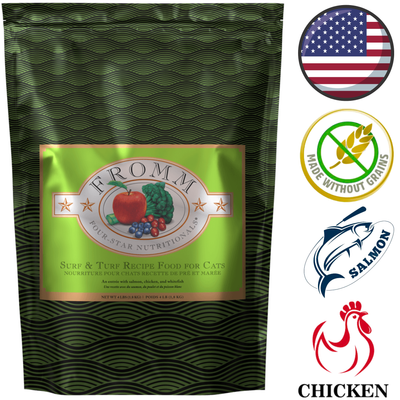 Fromm - Four Star Nutritionals Surf & Turf Dry Cat Food - 4 lb