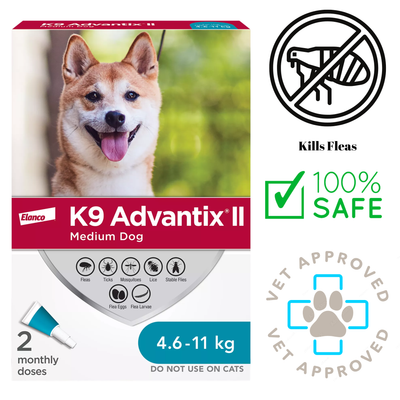 Advantix II - Flea & Tick Medicine - Medium Dogs