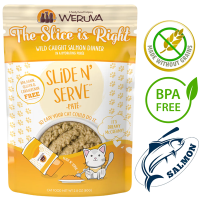 Weruva - The Slice Is Right Wet Cat Food Pouch - 2.8 Oz