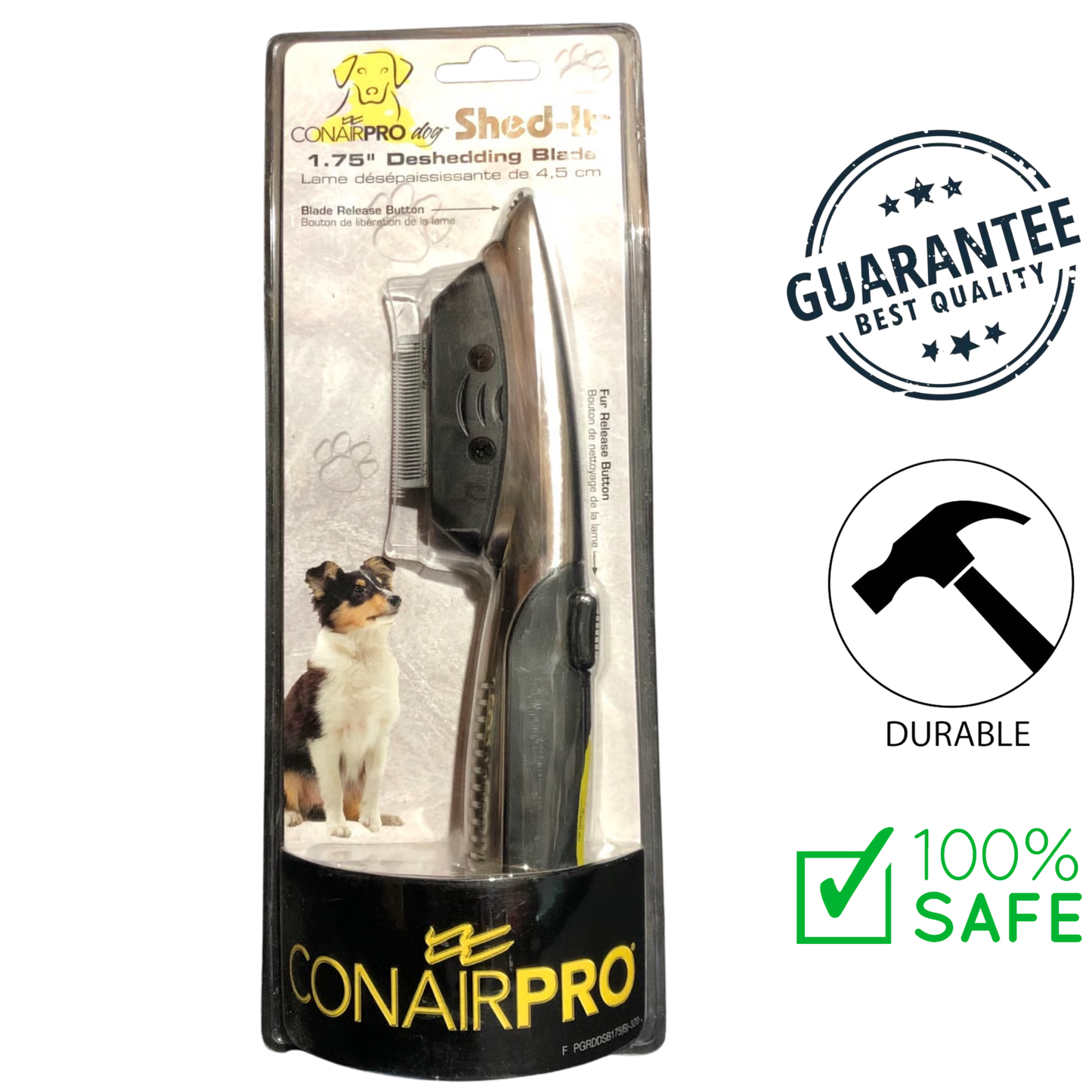 Conairpro - Dog DeShedder - 3 In