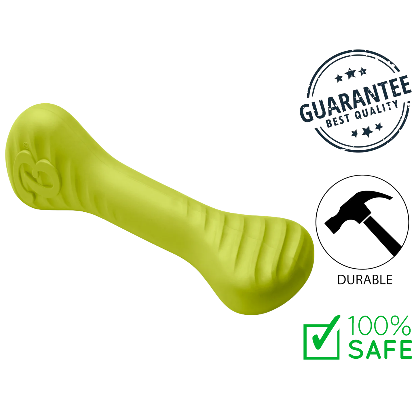 Benebone - Bounce Rubber Bone Dog Toy - Medium