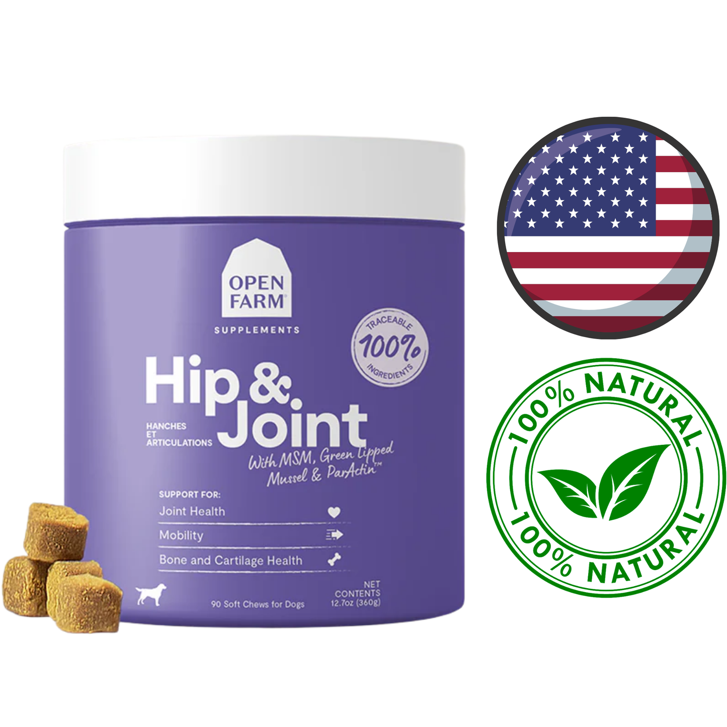 Open Farm - Hip & Joint Chews Supplement For Dogs