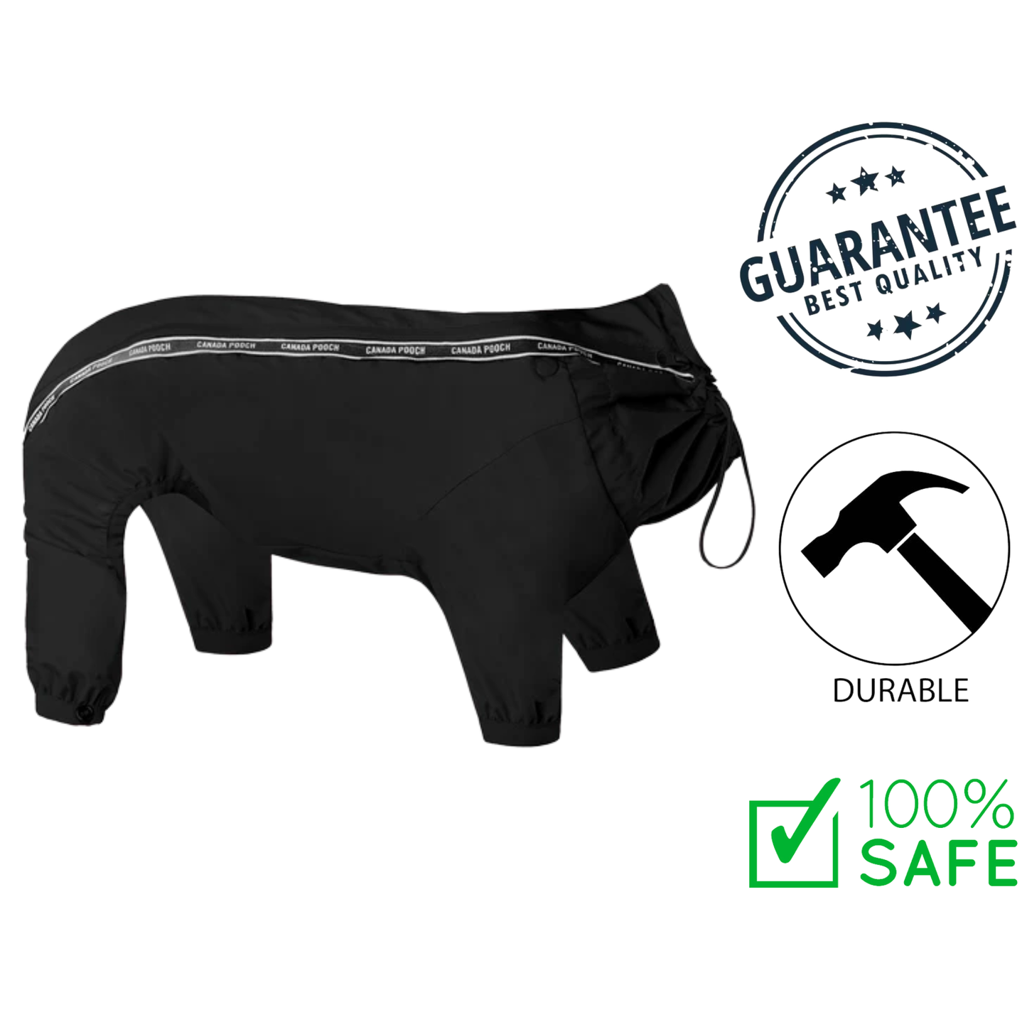 Canada Pooch - Dog Snowsuit - Black