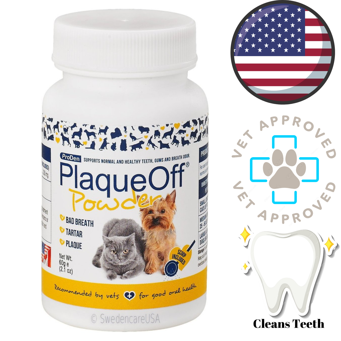 SWEDERMA - ProDen PlaqueOff Powder For Dogs & Cats