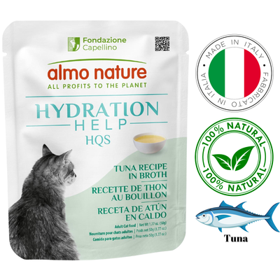 Almo Nature - Hydration Help Tuna Broth Wet Cat Food Pouch - 1.75 Oz