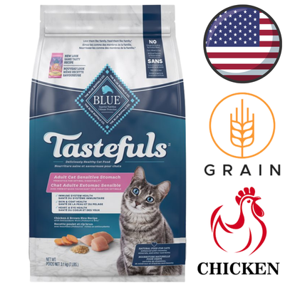 Blue Buffalo - Tastefuls Sensitive Stomach Chicken Adult Dry Cat Food