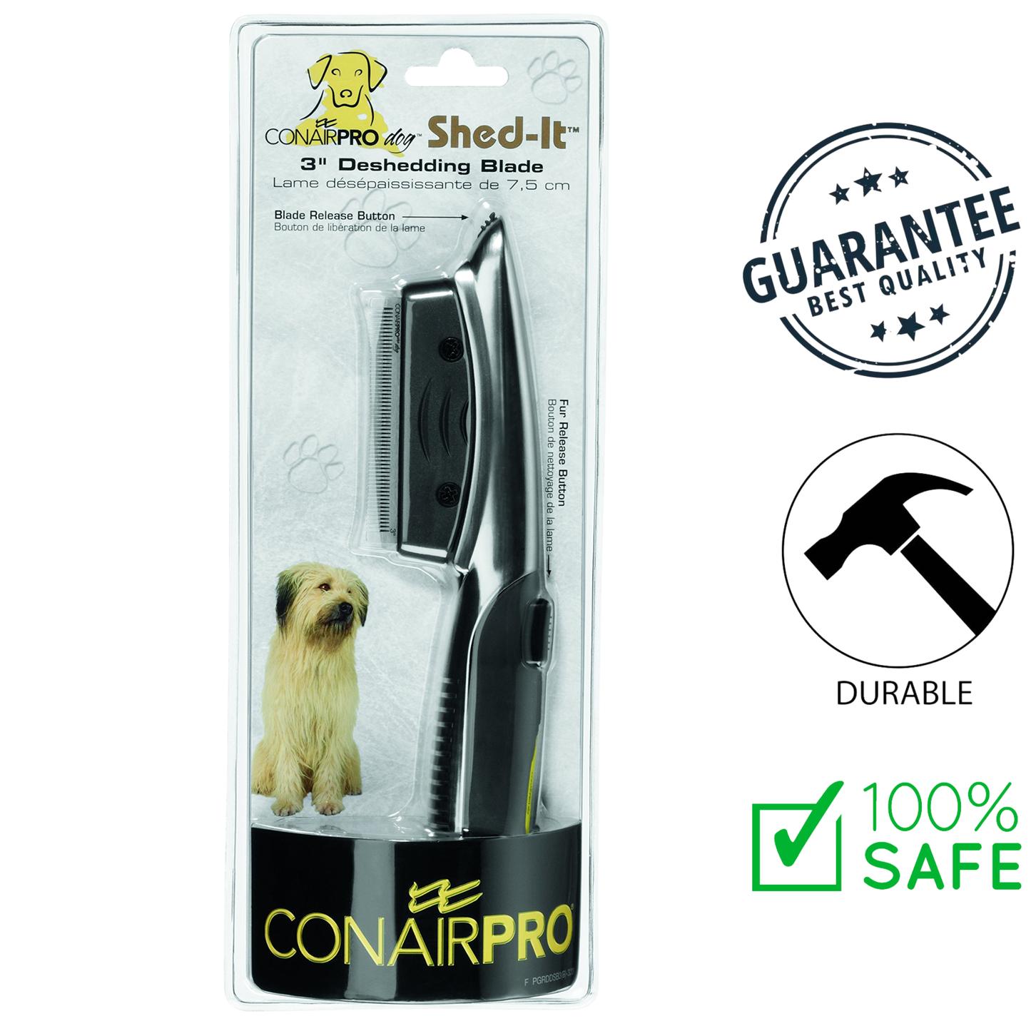 Conairpro - Dog DeShedder