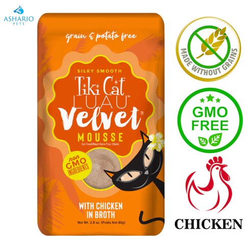 Tiki Cat - Luau Velvet Mousse Chicken In Broth Wet Cat Food Pouch — main