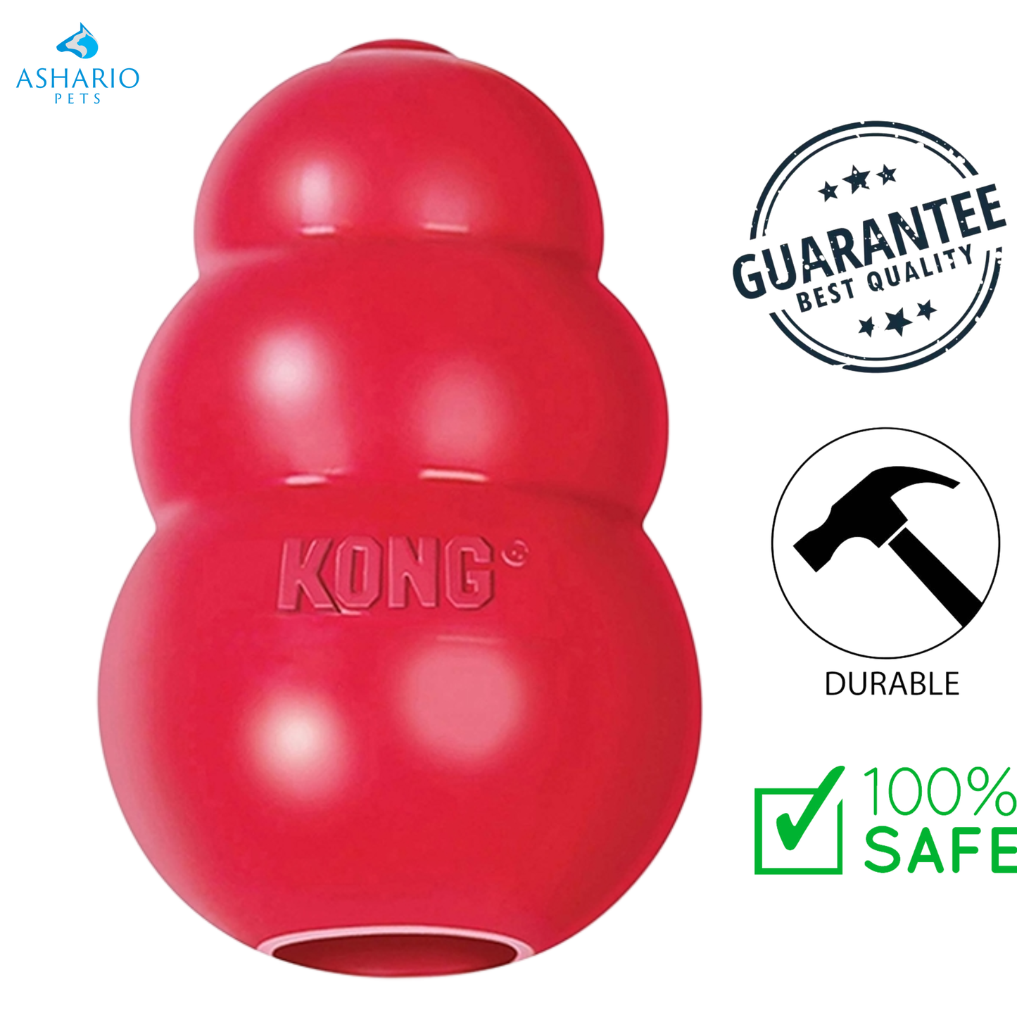 KONG - Classic Red Dog Toy — main