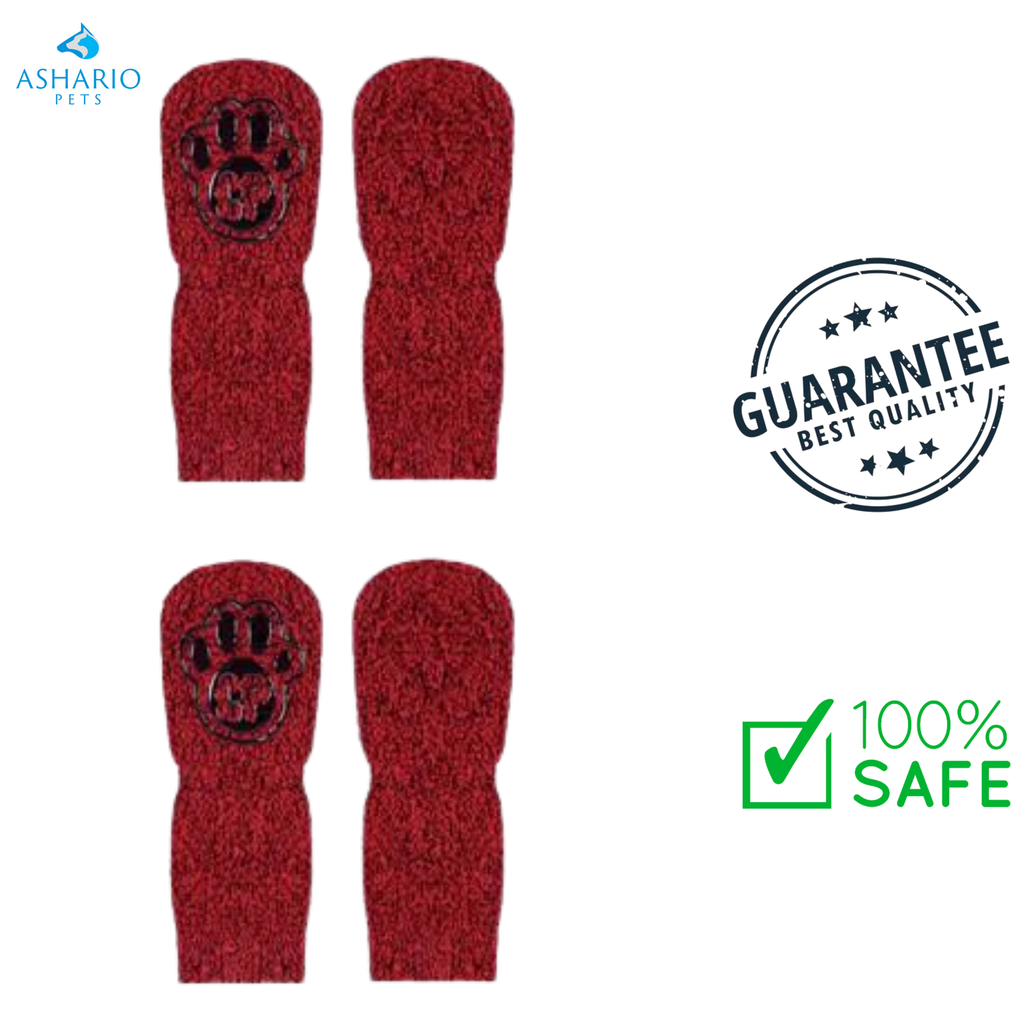 Canada Pooch - The Basic Sock - Red