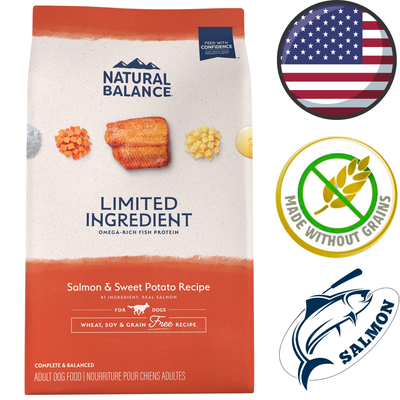 Natural Balance - Limited Ingredient Diet Salmon & Sweet Potato Dry Dog Food