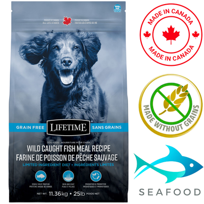 Lifetime - Grain Free Wild Caught Fish Dry Dog Food