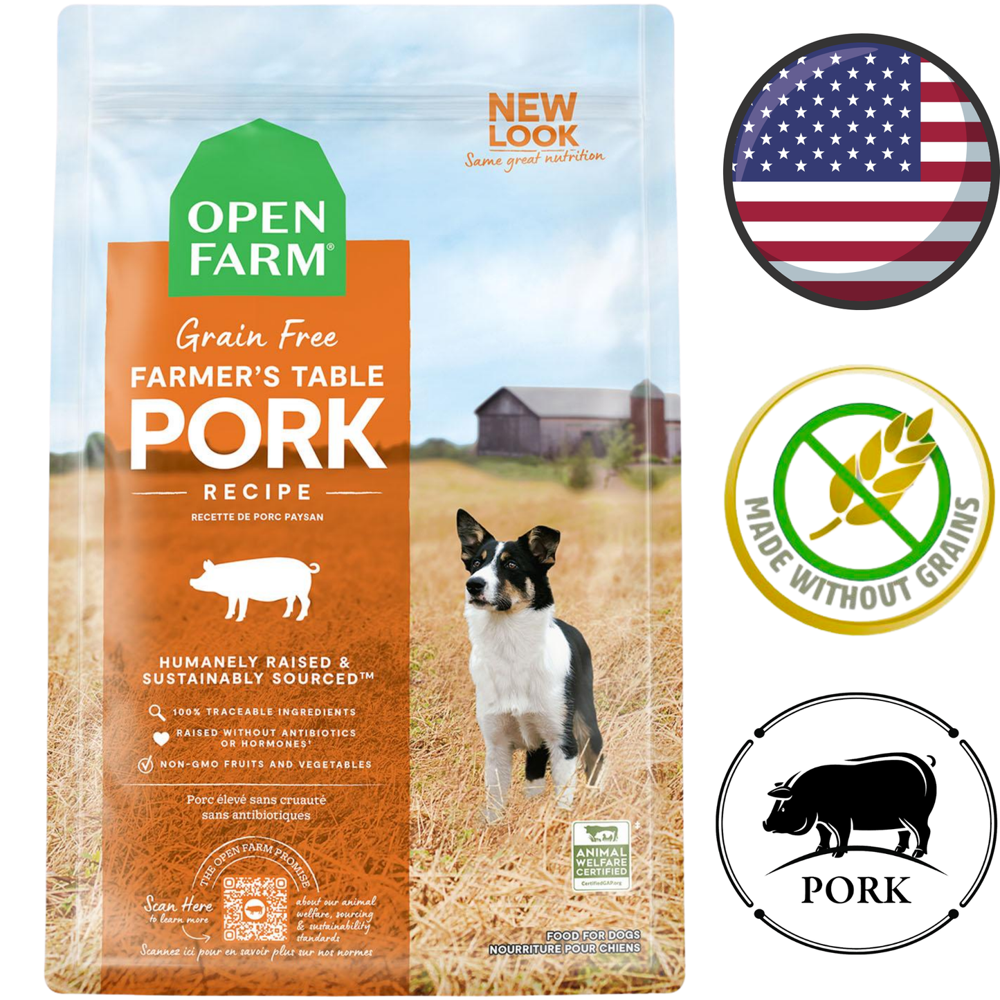 Open Farm - Grain Free Farmer's Table Pork Dry Dog Food — main