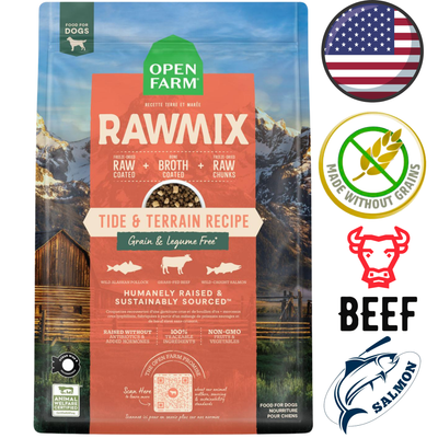 Open Farm - Grain Free Tide & Terrain RawMix Dry Dog Food
