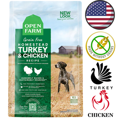 Open Farm - Grain Free Homestead Turkey & Chicken Dry Dog Food