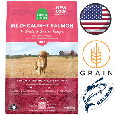Open Farm - Wild Caught Salmon & Ancient Grains Dry Dog Food
