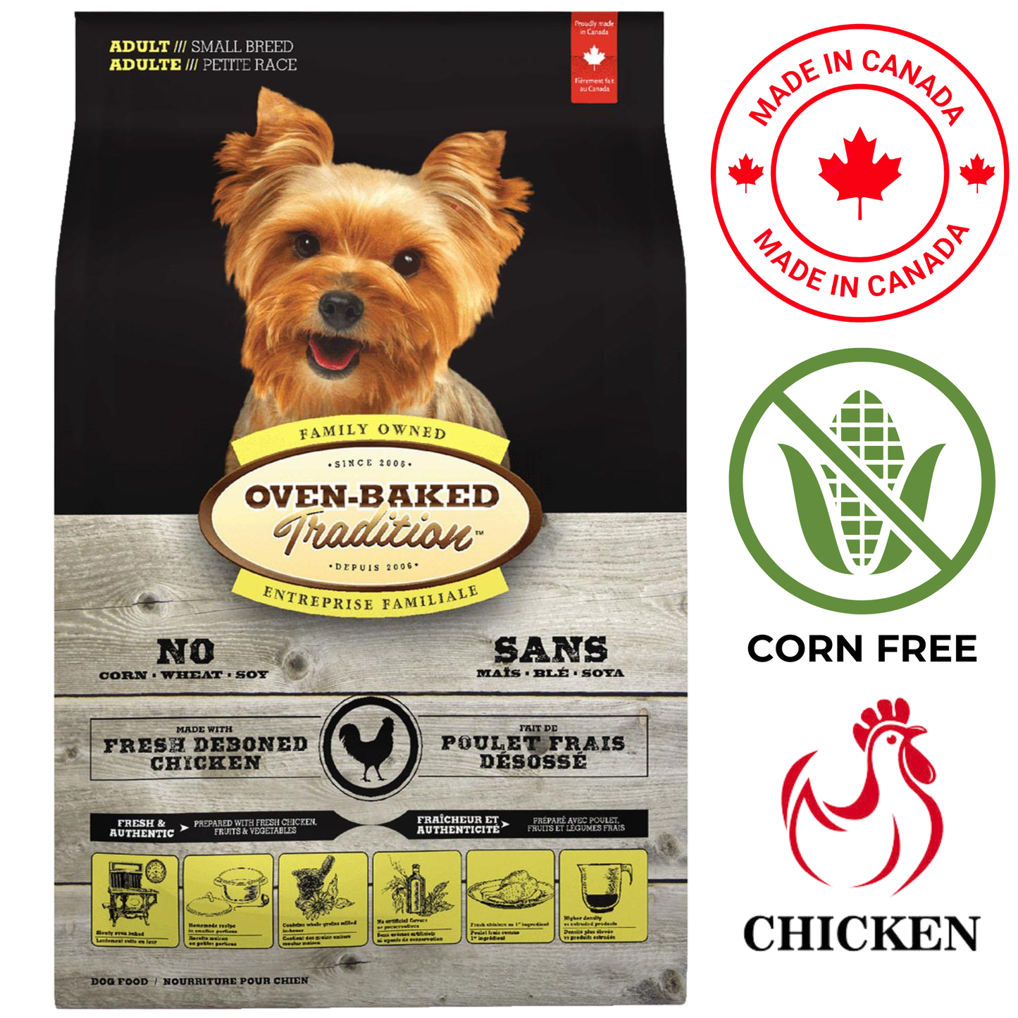 Oven-Baked Tradition - Adult Small Breed Chicken Dry Dog Food