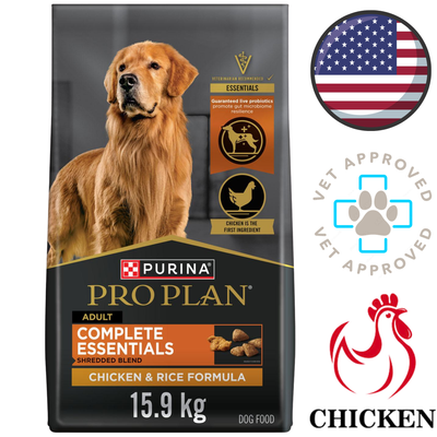 Purina - Pro Plan Complete Essentials Shredded Blend Chicken & Rice Dry Dog Food