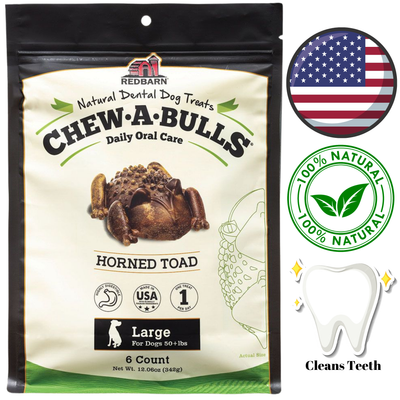 RedBarn - Chew A Bulls Toad Dog Treats