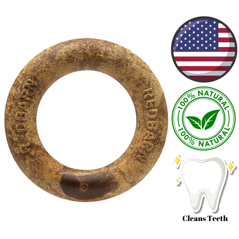 RedBarn - Chew A Bulls Dental Ring Dog Treats