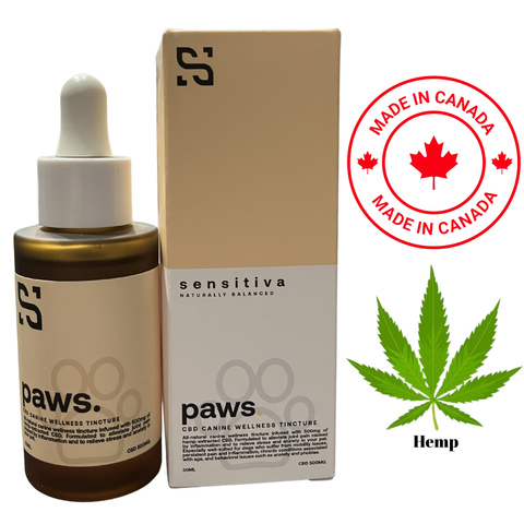 Sensitiva Paws - Teinture d'huile de CBD pour animaux de compagnie - 2000 mg