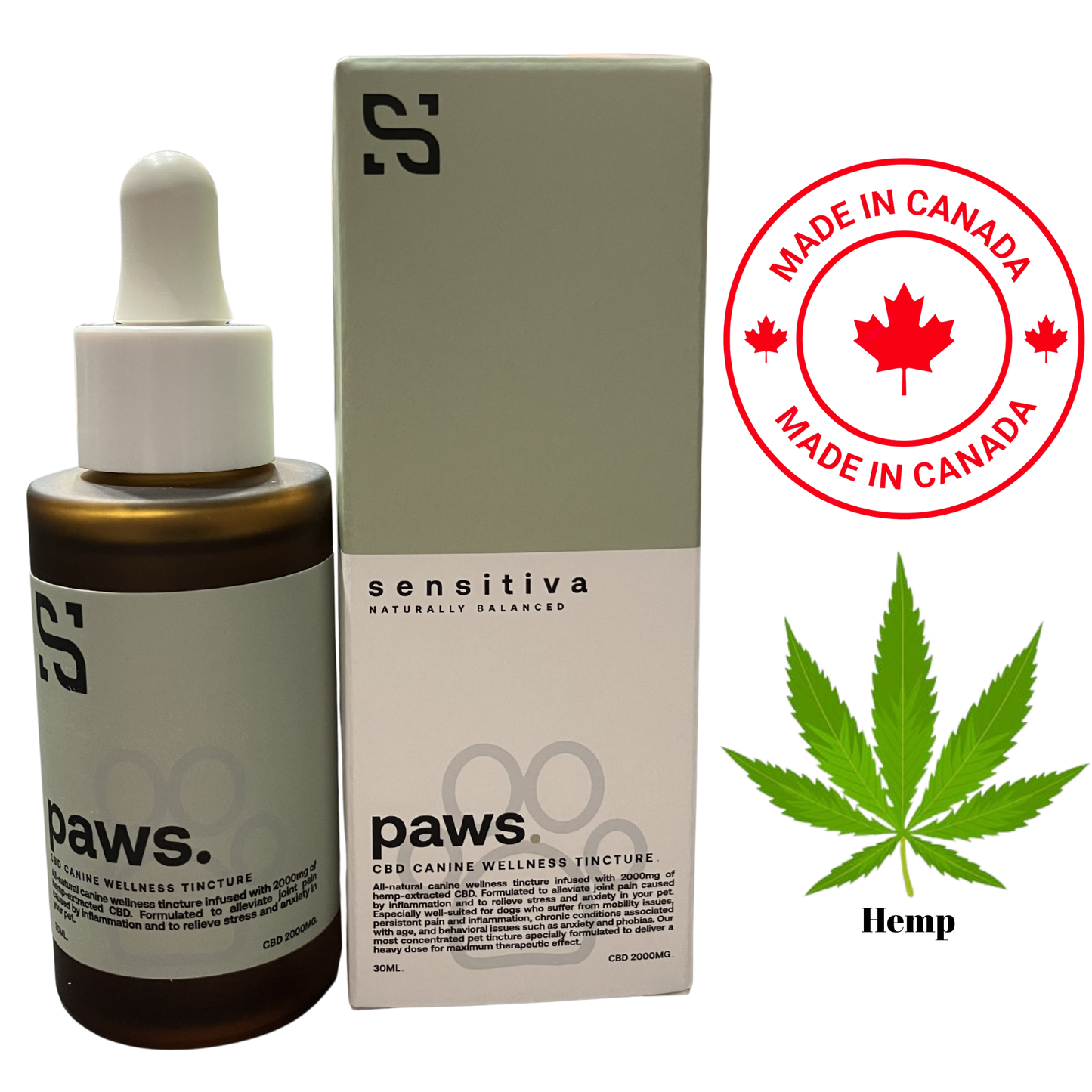 Sensitiva Paws - Pet CBD Oil Tincture