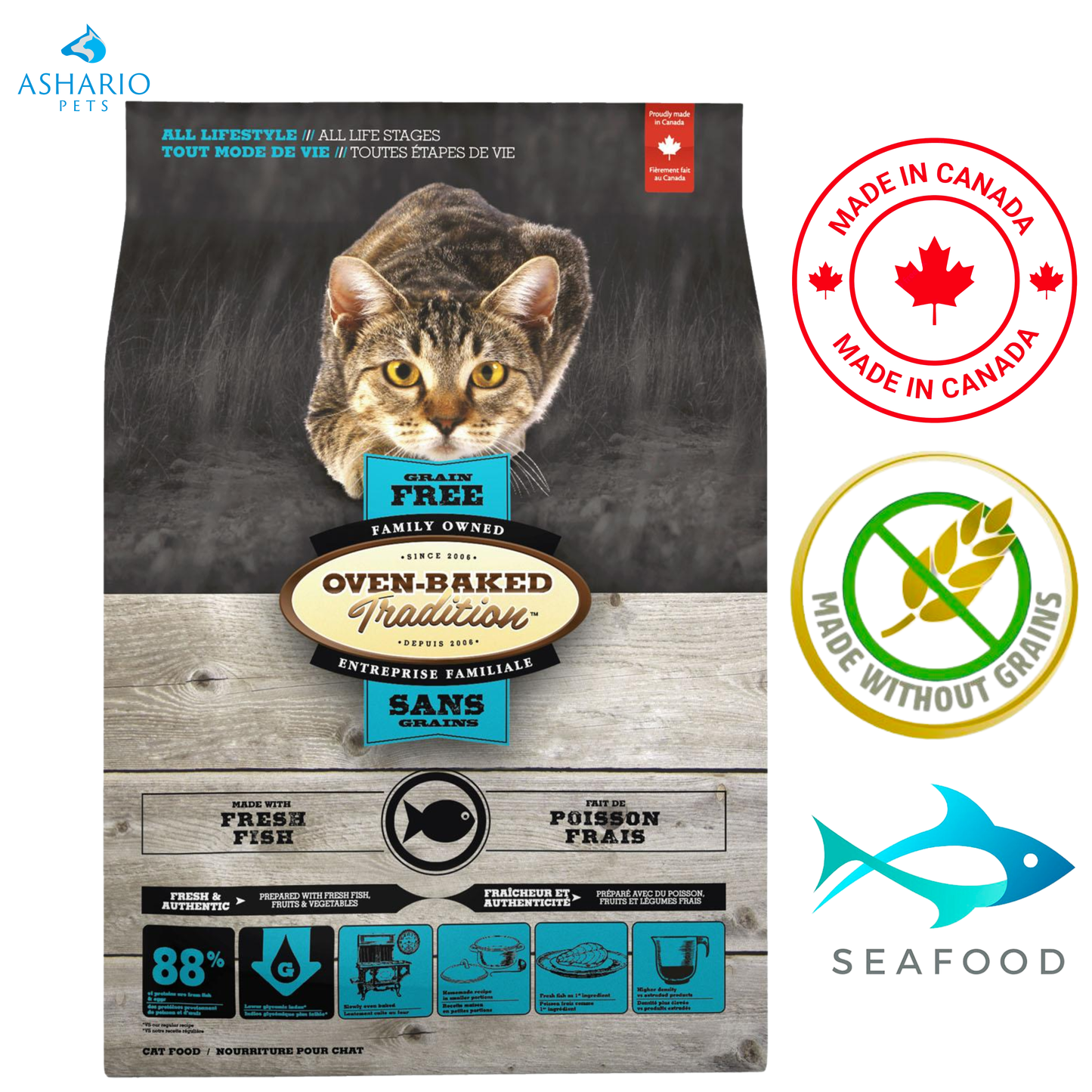 Oven-Baked Tradition - Grain Free Fish Dry Cat Food — main