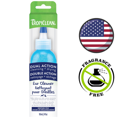 TropiClean - Dual Action Ear Cleaner For Pets