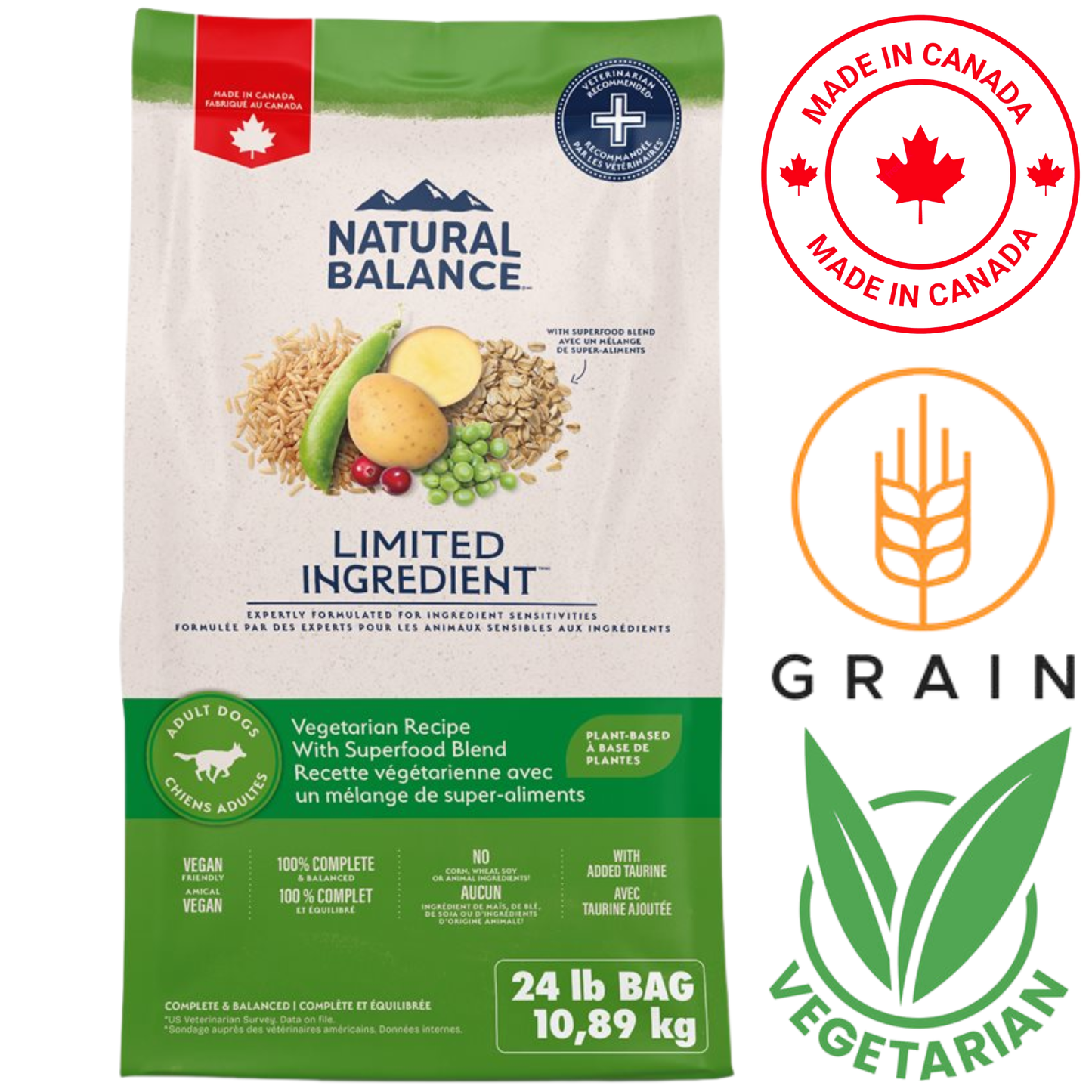 Natural Balance - Limited Ingredient Diet Vegetarian Dry Dog Food — view 2