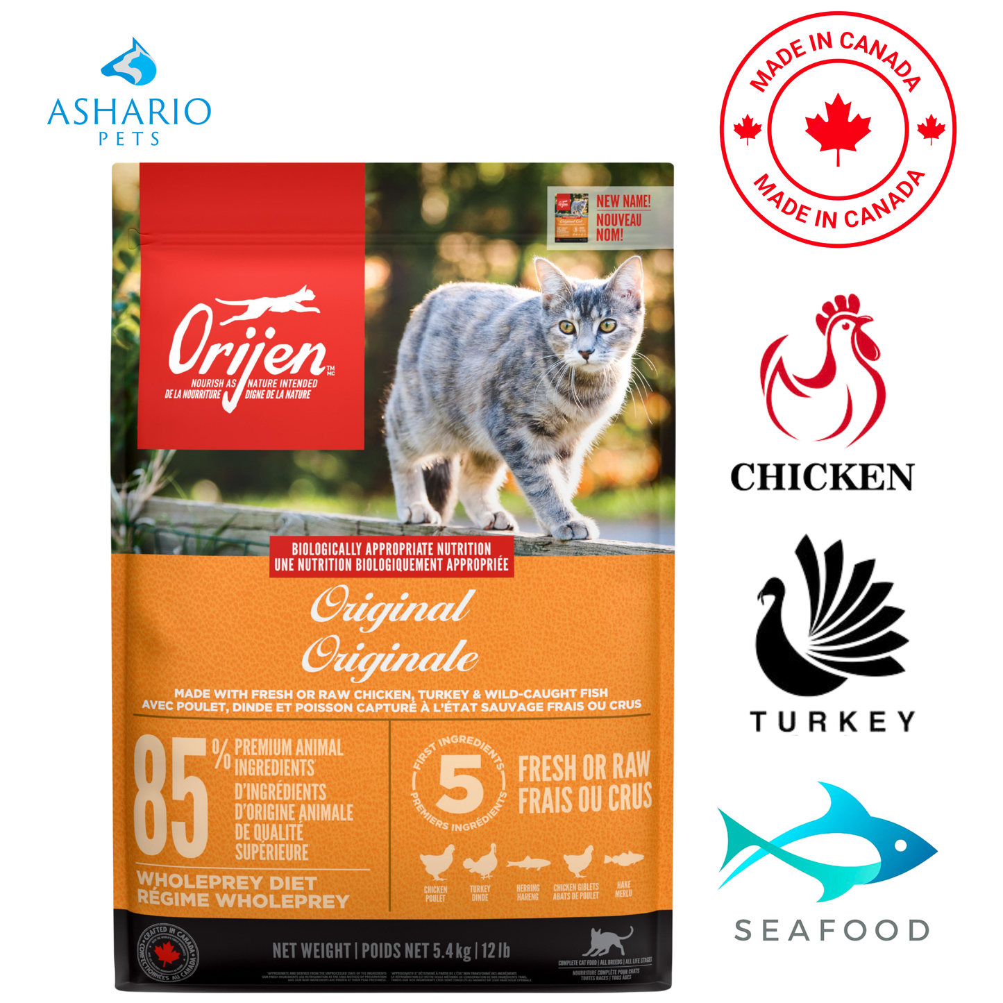 Orijen - Croquettes originales pour chats