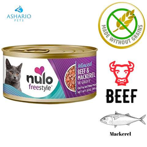 Nulo Freestyle - Minced Beef & Mackerel Canned Cat Food — main