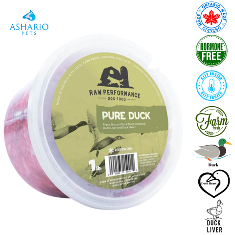 Raw Performance - Pure Duck Raw Dog Food