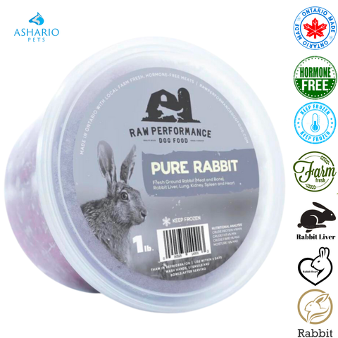 Raw Performance - Pure Rabbit Raw Dog Food