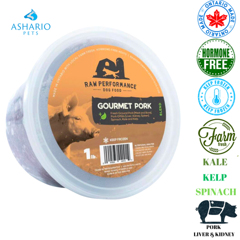 Raw Performance - Gourmet Pork Raw Dog Food