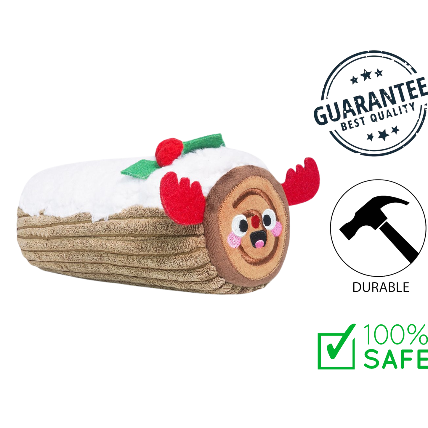 HugSmart - Happy Woofmas Fuzzy Friends Dog Toy