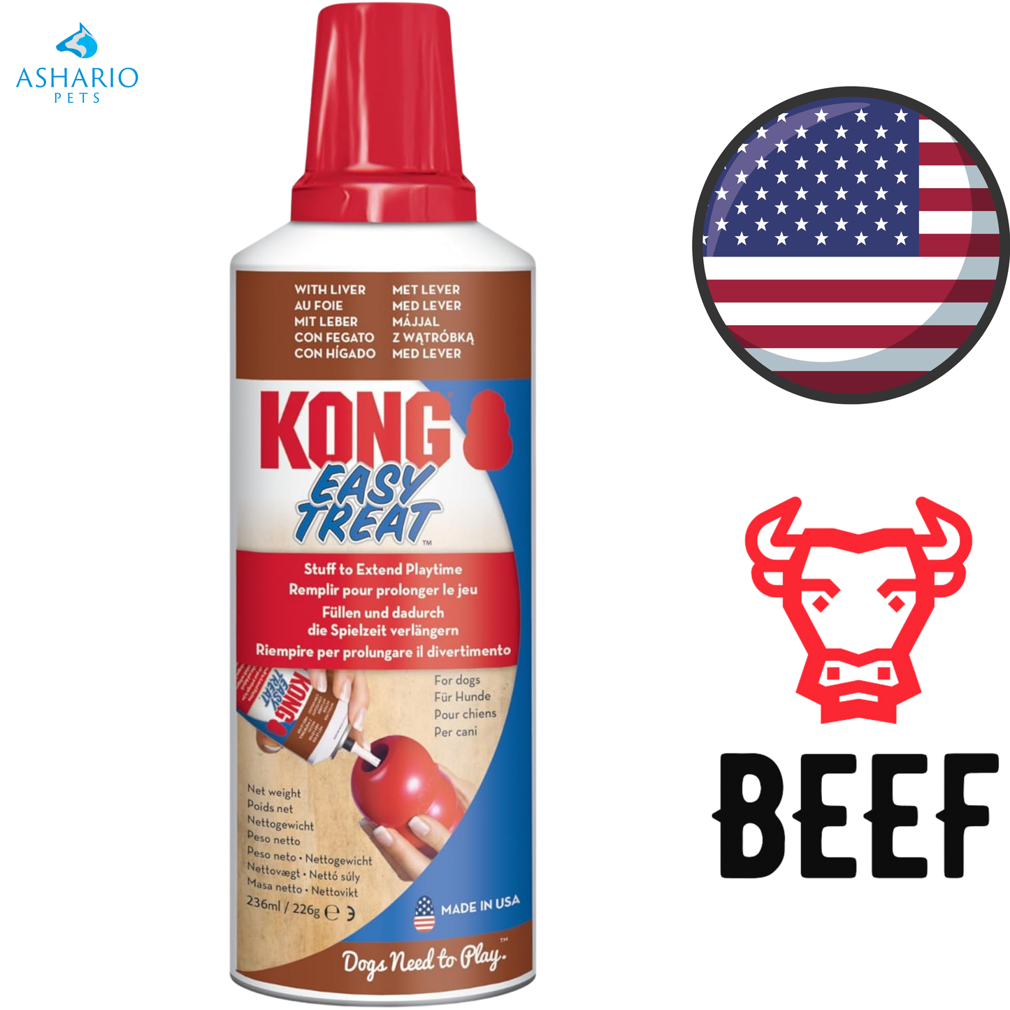 KONG - Easy Treat Liver Paste Dog Treat — main