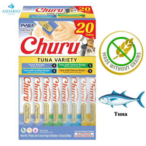Inaba - Churu Tuna Recipe Variety Pack Cat Treats — main