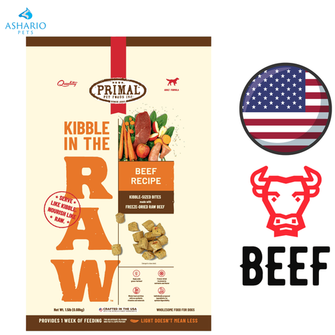 Primal - Kibble In The Raw Beef Freeze Dried Dog Food — main