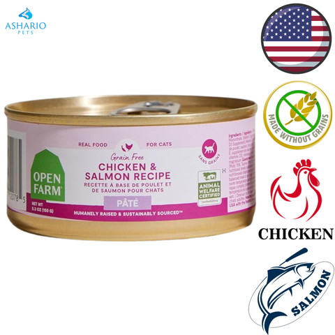 Open Farm - Grain Free Chicken & Salmon Pate Canned Cat Food — main